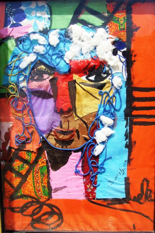 דיוקן - מסדרת 'סיפורי בדים' - נורית צדרבוים 1983 דיוקן - מסדרת 'סיפורי בדים' - נורית צדרבוים 1983