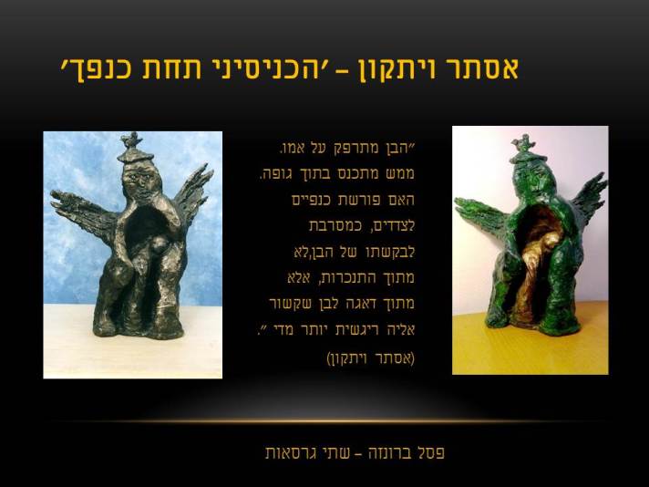 אסתר ויתקון – שתי גרסאות ל 'הכניסיני תחת כנפך'