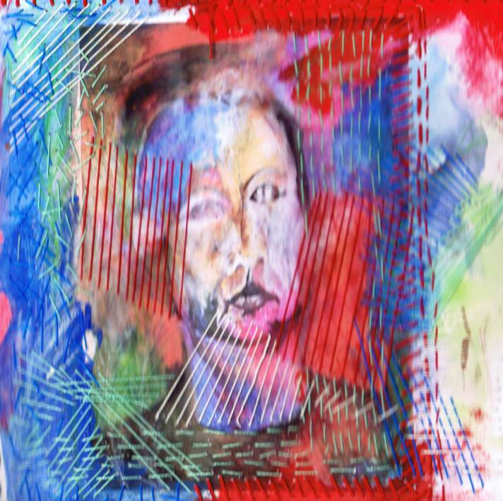 מירקם של דיוקן - מתוך סדרת דיוקן עצמי ( ריקמה אנושית) - נורית צדרבוים 2011 מירקם של דיוקן - מתוך סדרת דיוקן עצמי ( ריקמה אנושית) - נורית צדרבוים 2011