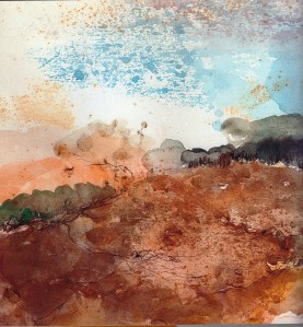 מתוך סדרת ציורי אקוורל - רחל אלקלעי