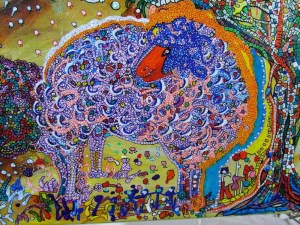 מלי אלבז אלמנדין - פרט מתוך היצירה 'למה'