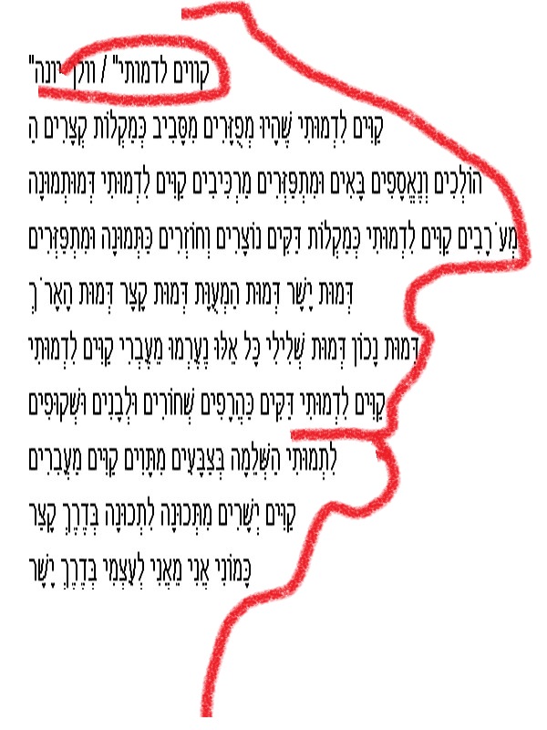 שירה של יונה וולך, עיבוד צורני - נורית צדרבוים