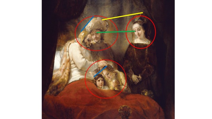 איור 5 - מבטים ותנוחות ראש - יחסים